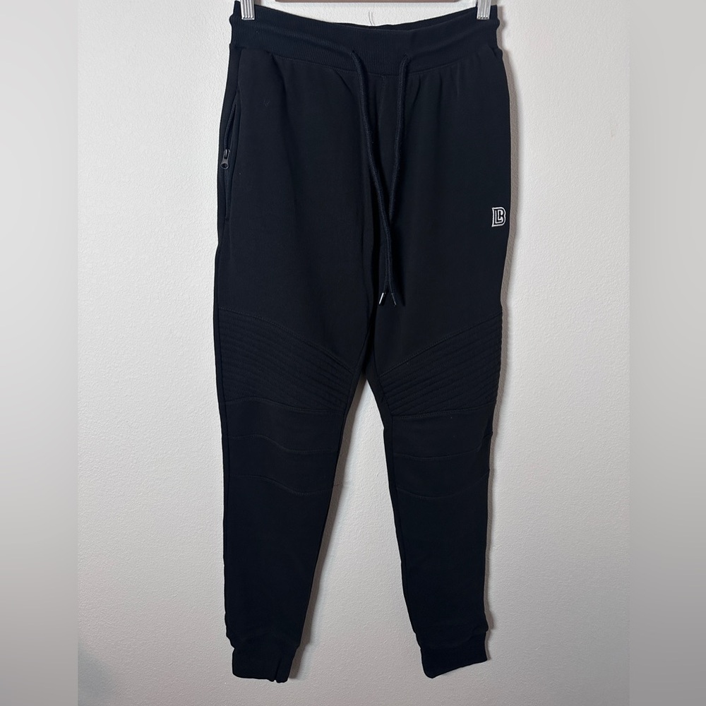 BLK men’s Black Jogger Pants with pockets size small